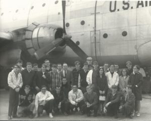 1960s Seneca Valley High School aviation and flight class