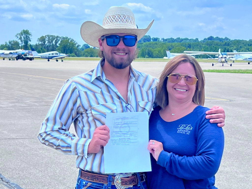 High Flight Academy transfer student pursuing his aviation career.