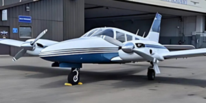 A multi-engine Piper Seneca used for High Flight Academy's 141 multi-engine course.